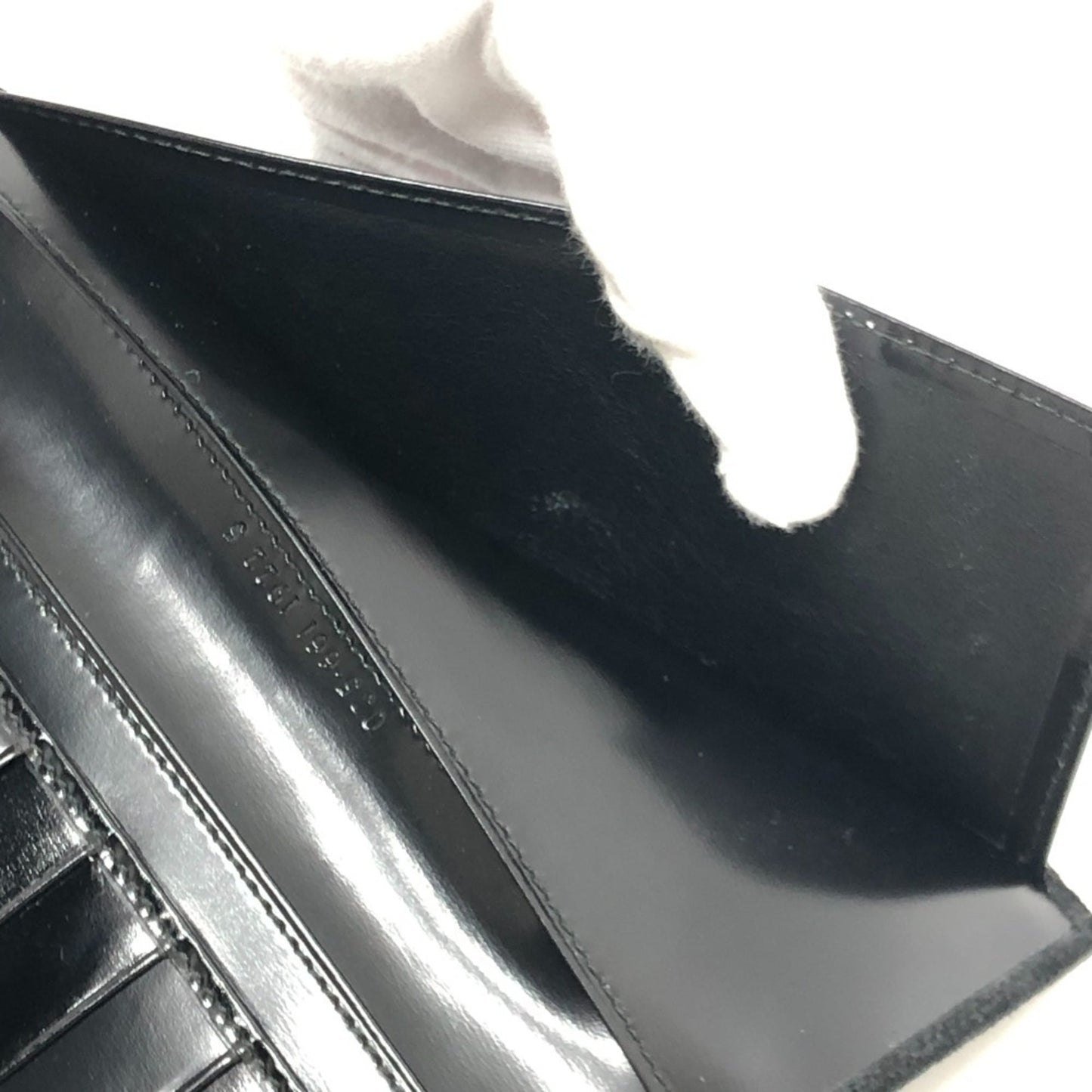 Gucci Black Suede Leather Long Wallet (Bi-Fold) ( )