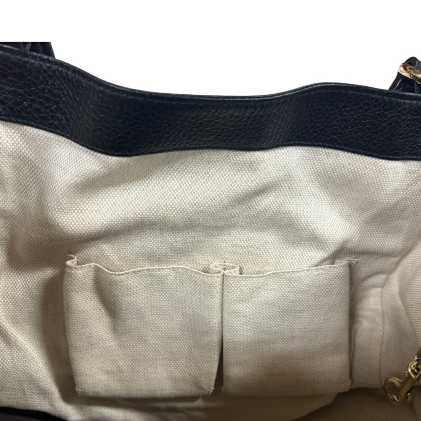 Gucci Black Leather Shoulder Bag ( )