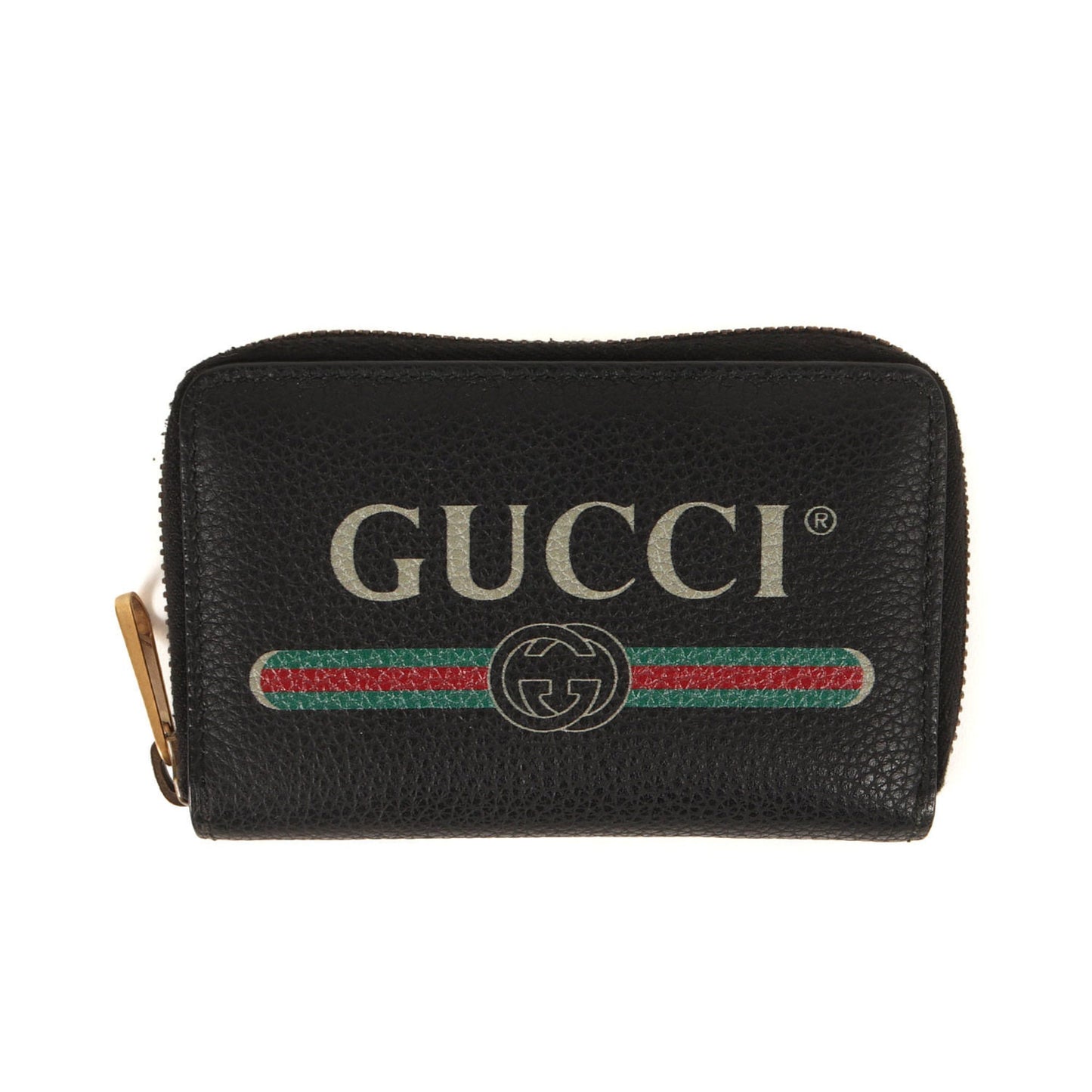 Gucci Black Leather Coin Purse/Coin Case ( )