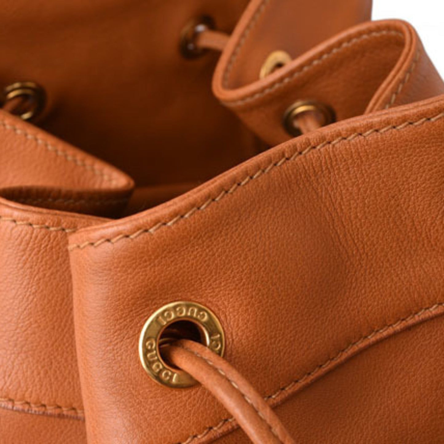 Gucci Brown Leather Shoulder Bag Sling Bag ( )