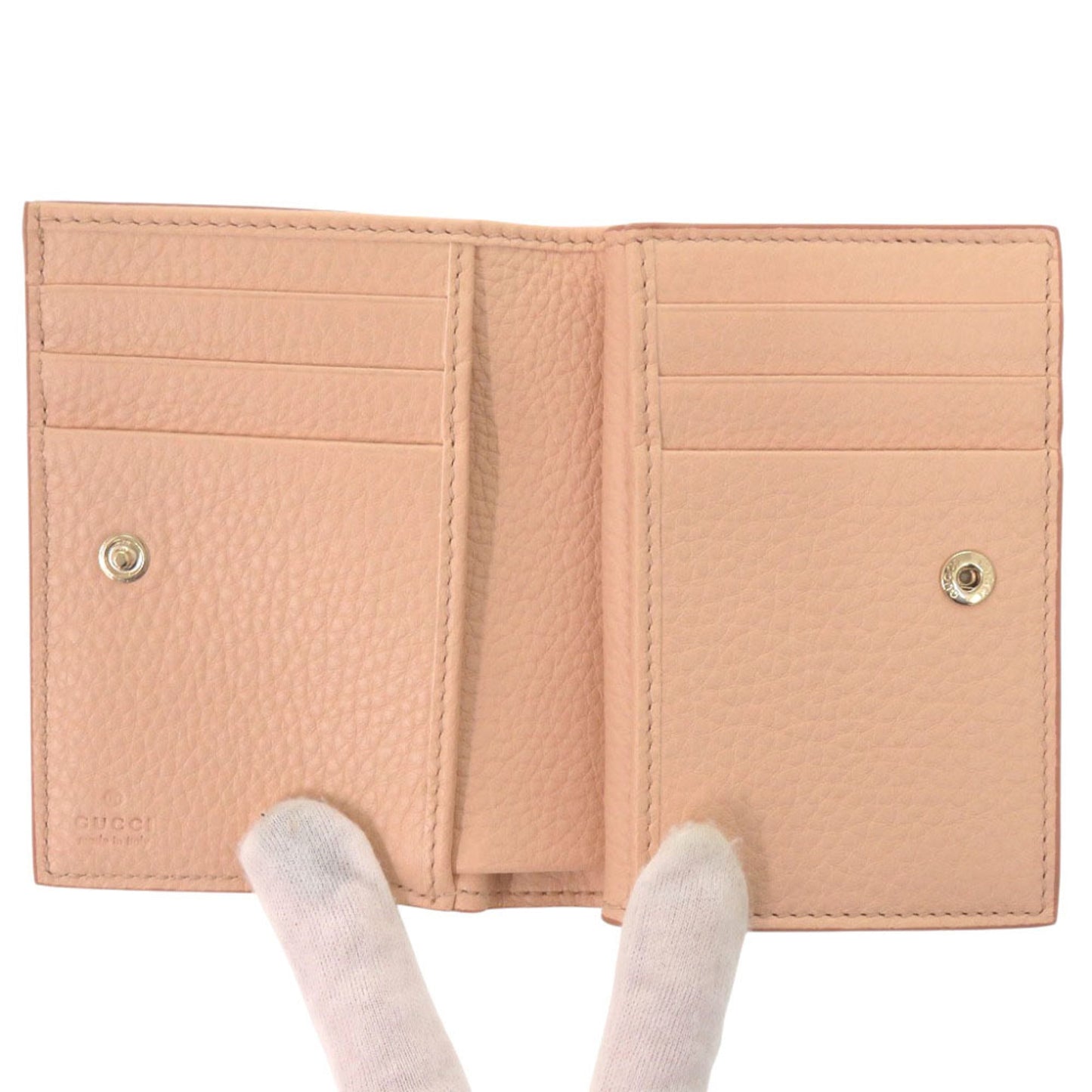 Gucci Beige Leather Wallet (Bi-Fold) ( )