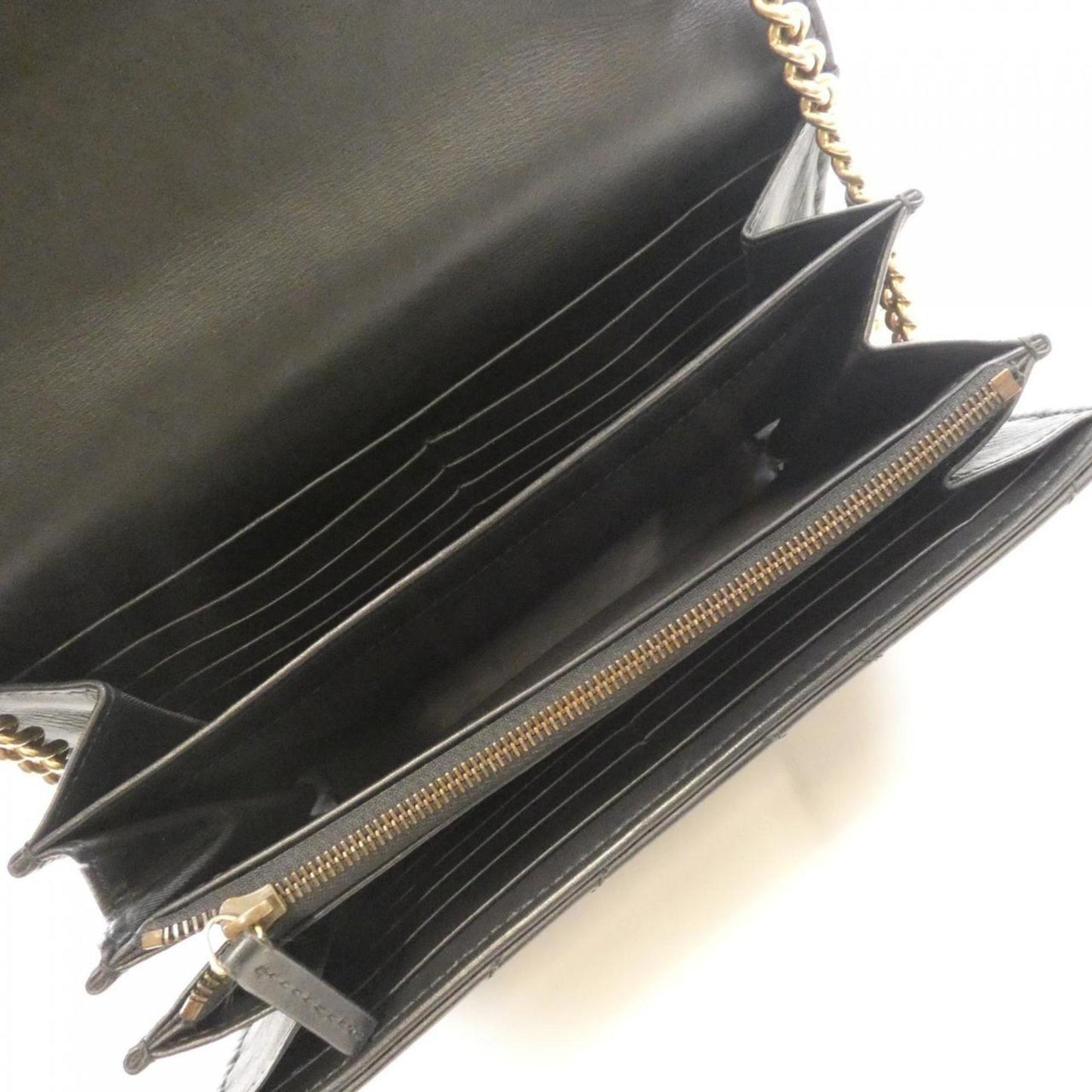 Gucci Black Leather Shoulder Bag ( )