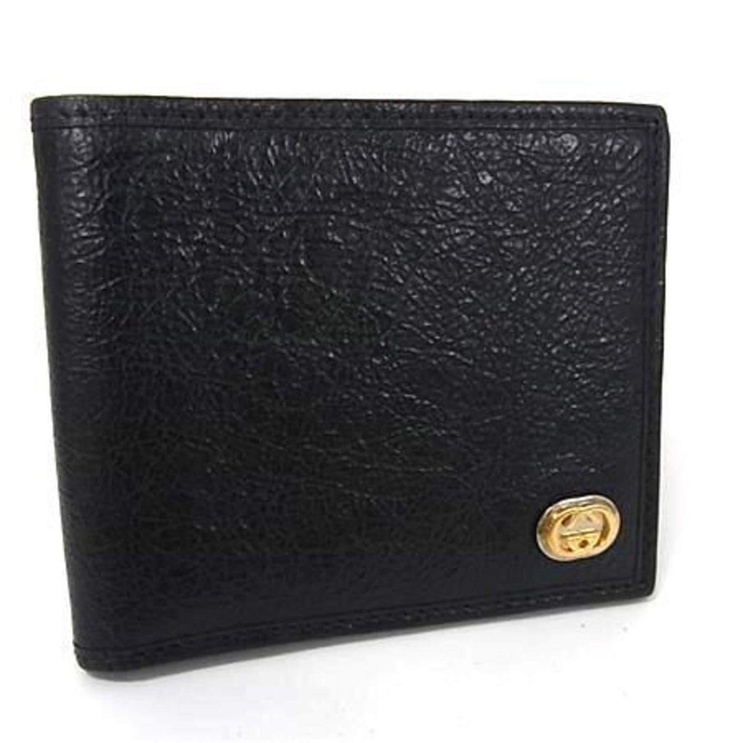 Gucci Black Leather Wallet (Bi-Fold) ( )