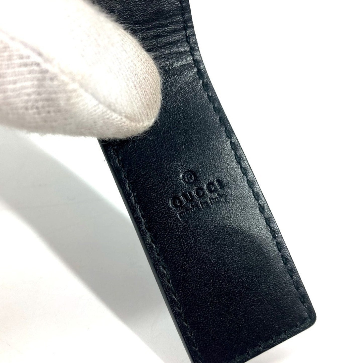 Gucci Black Leather Money Clip ( )