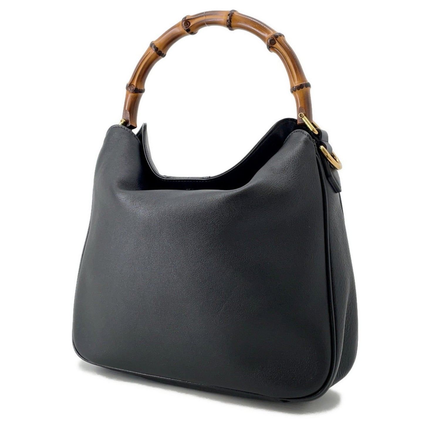 Gucci Beige Black Leather Handbag ( )