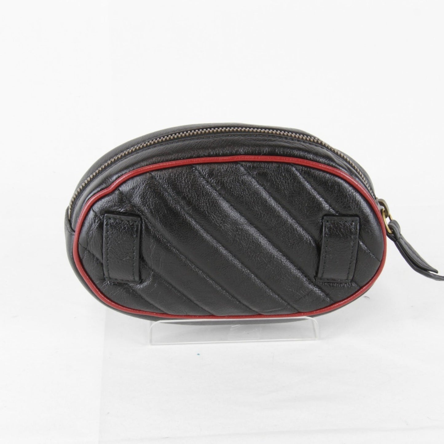 Gucci Gg Marmont Black Leather Fanny Pack ( )