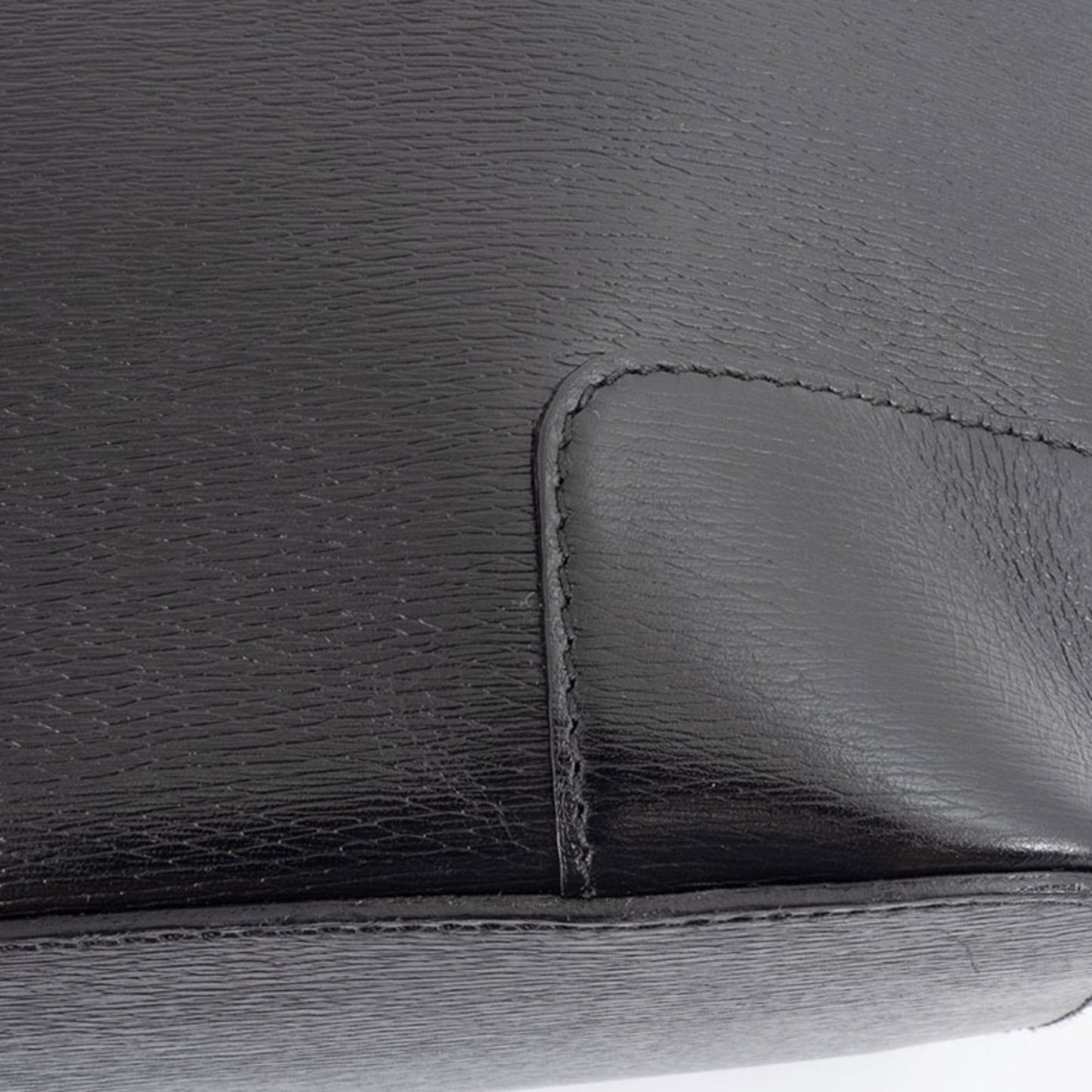 Gucci Black Leather Tote Bag ( )