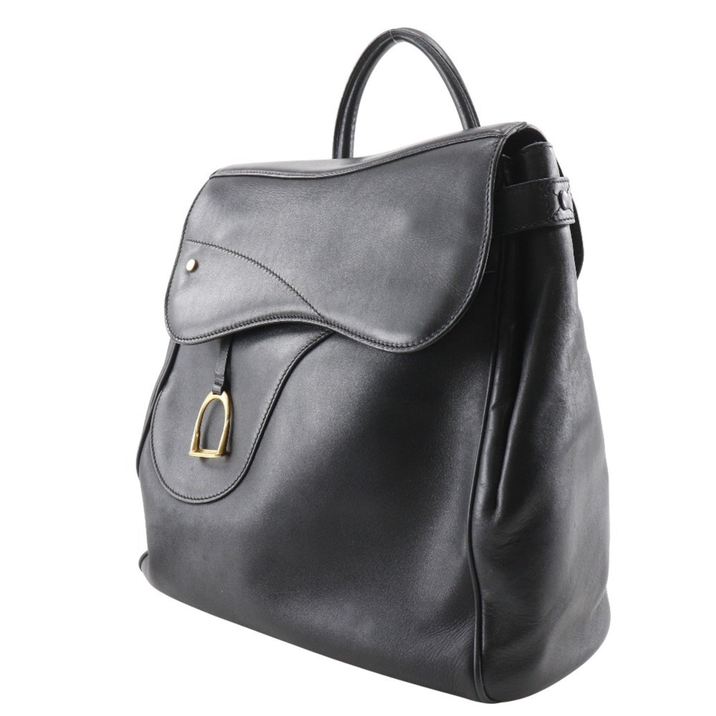Gucci Black Leather Backpack ( )