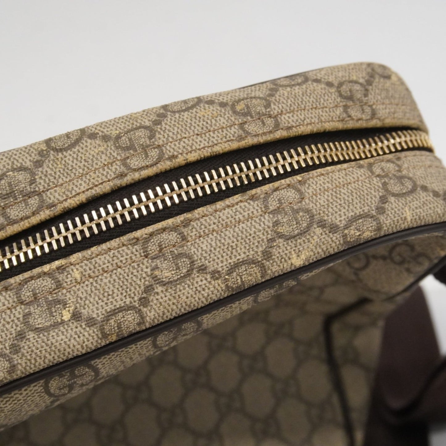 Gucci Brown Pvc Shoulder Bag ( )