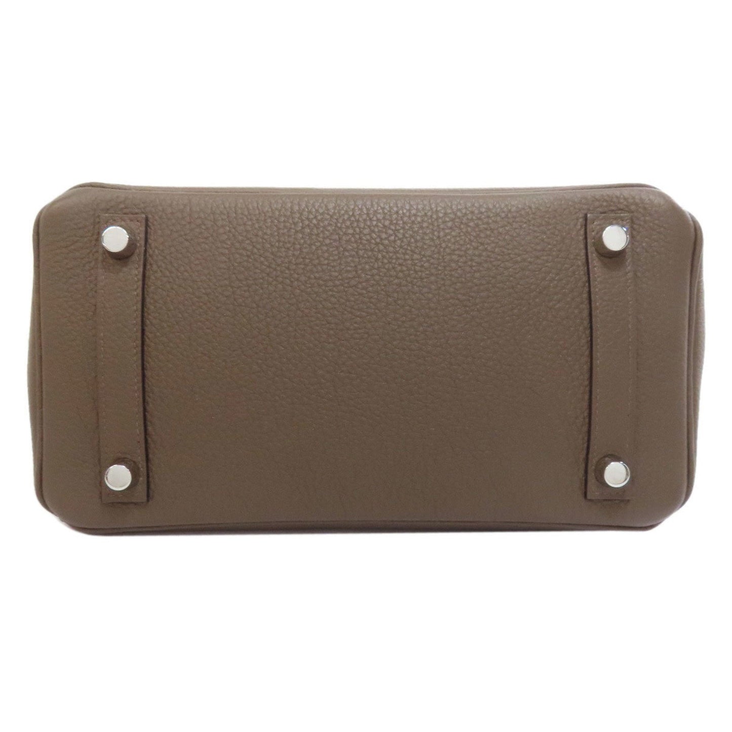 Hermes Brown Togo Leather Handbag ( )