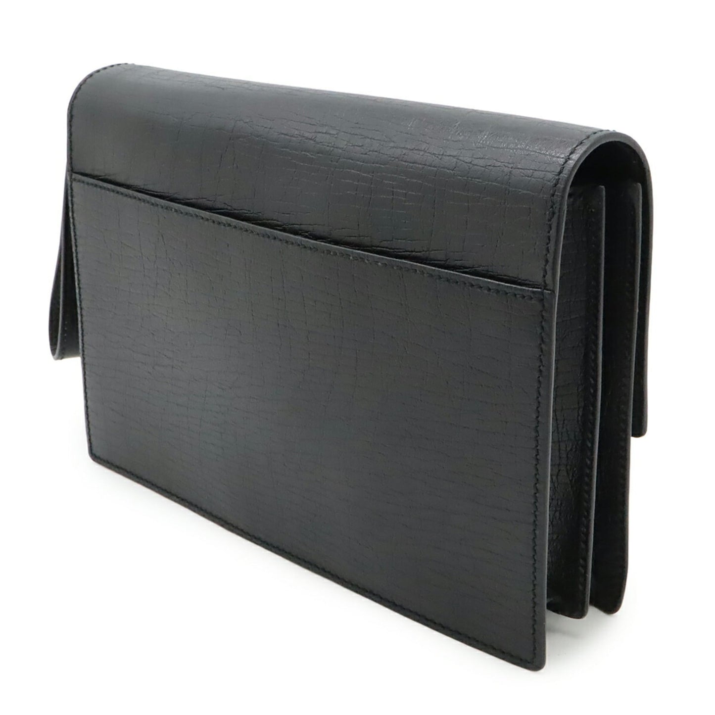 Gucci Black Leather Clutch Bag ( )
