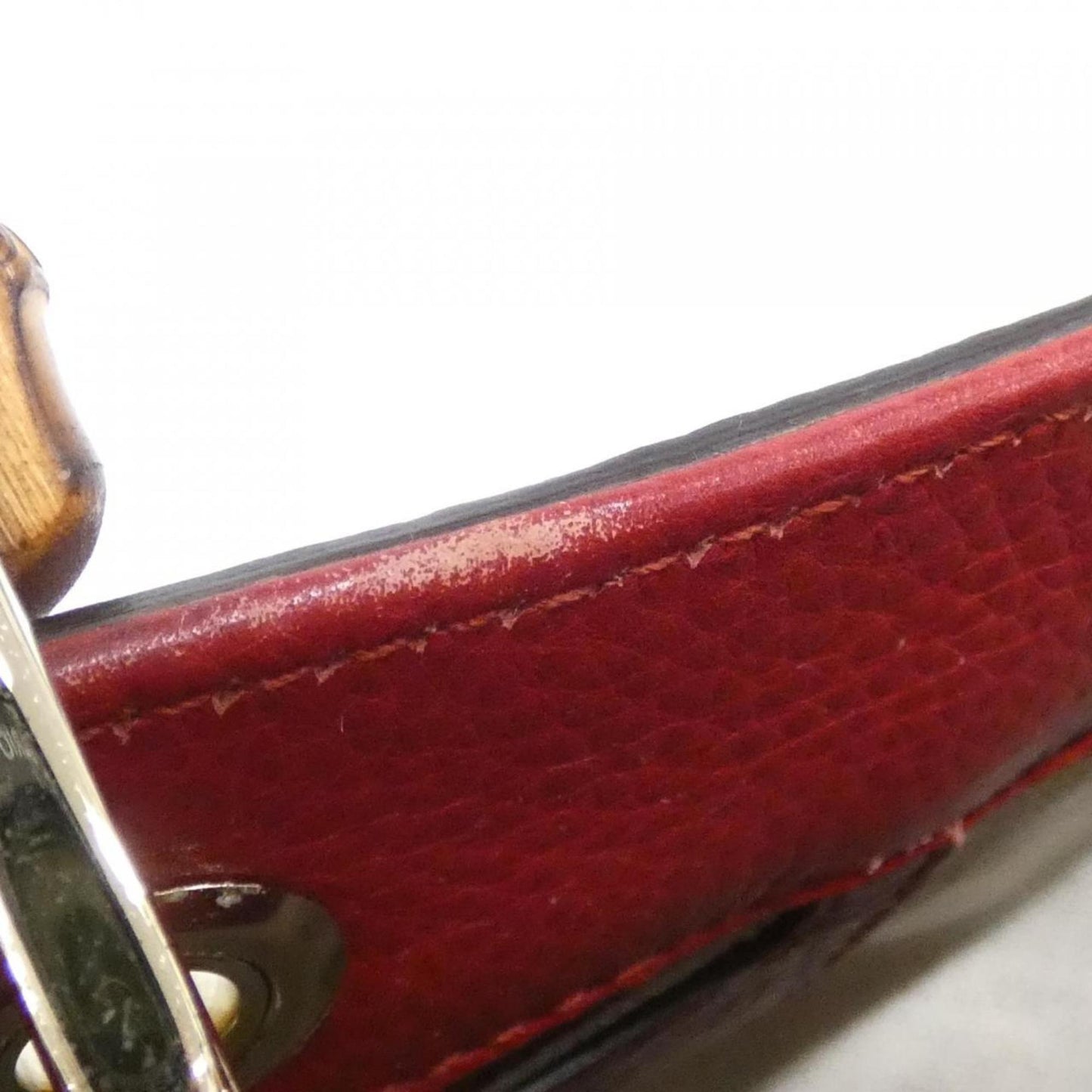 Gucci Dark Red Leather Handbag ( )