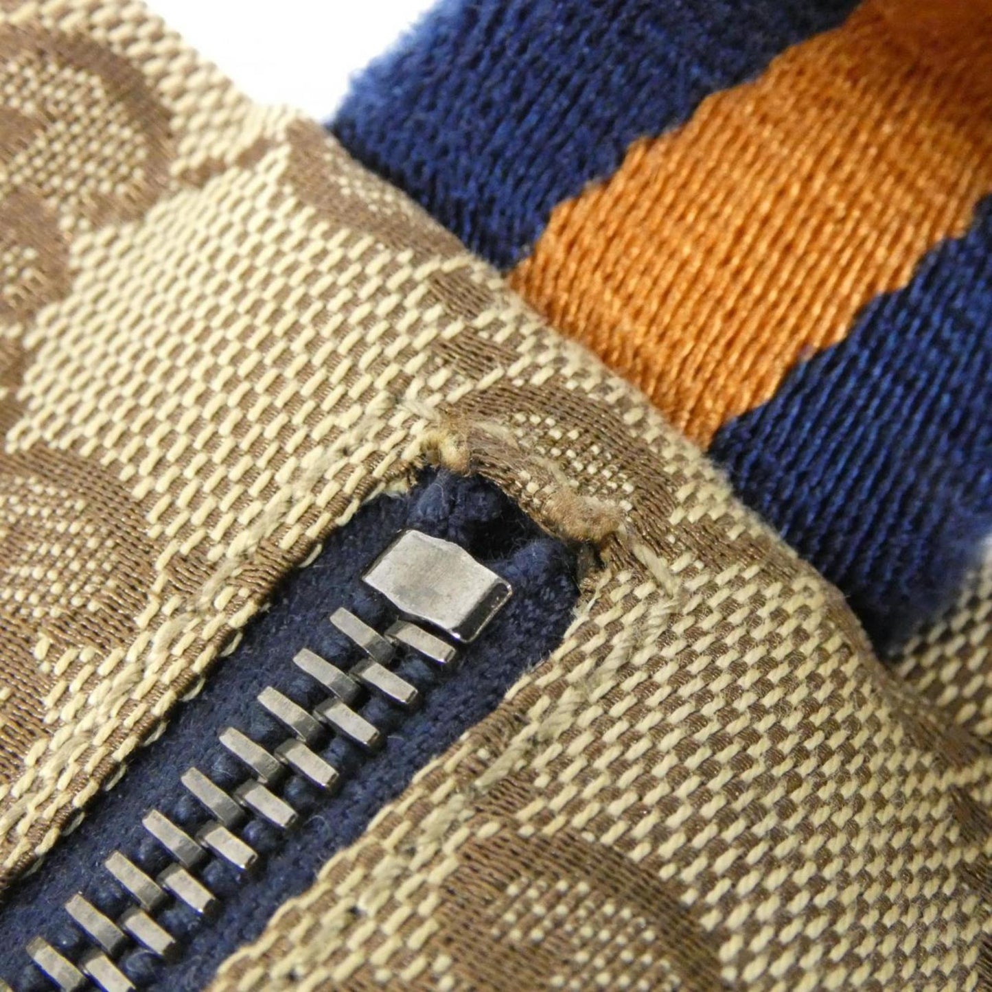 Gucci Beige Blue Orange Gg Canvas Fanny Pack ( )