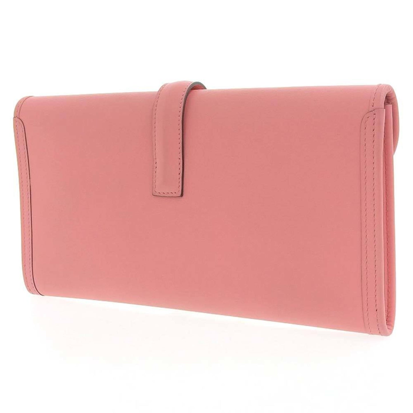Hermes Pink Swift Leather Clutch Bag ( )