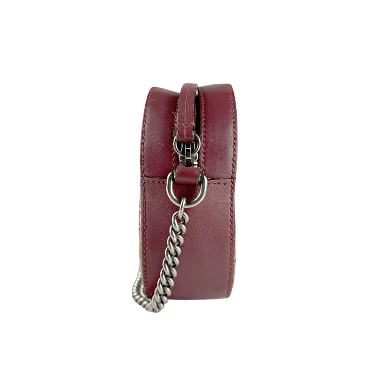 Gucci Brown Pink Gg Supreme Shoulder Bag ( )
