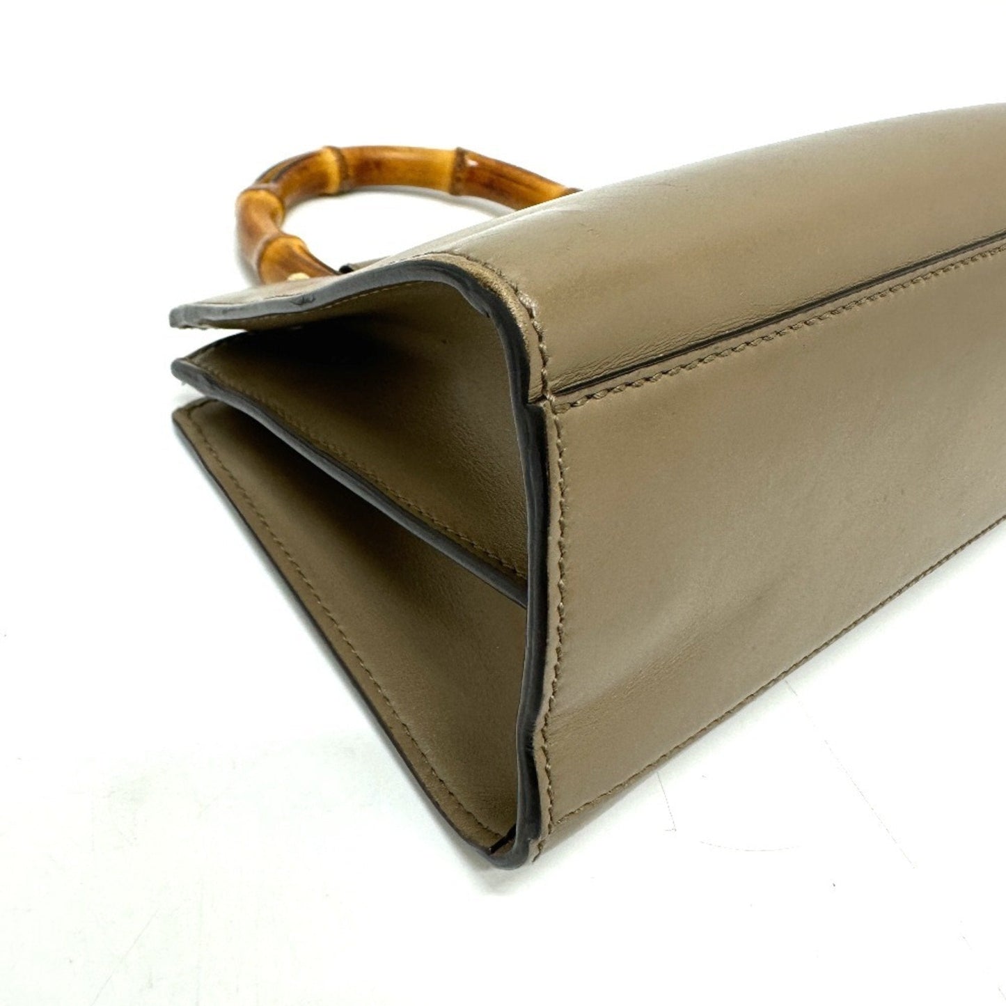 Gucci Brown Leather Handbag ( )
