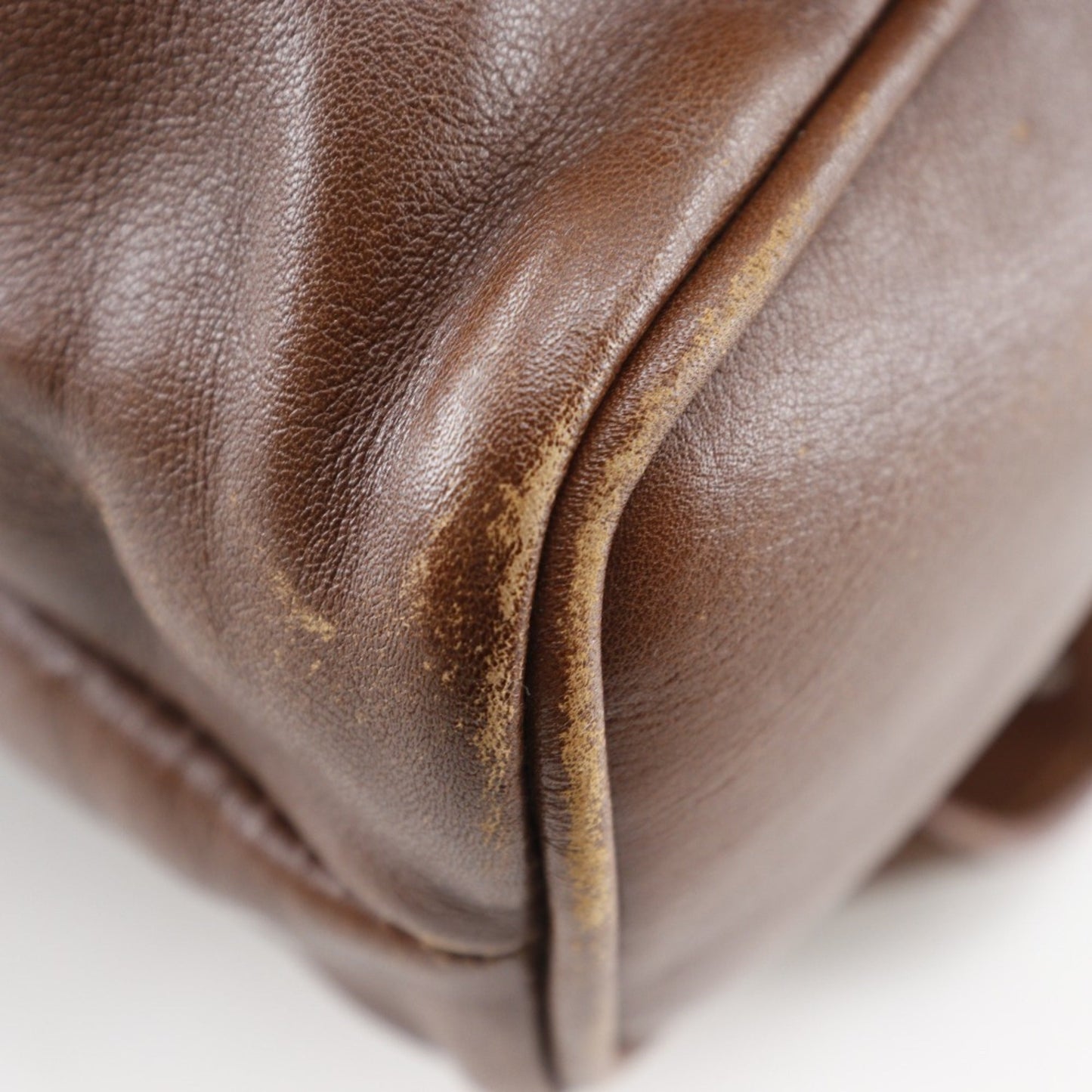 Gucci Brown Leather Backpack ( )
