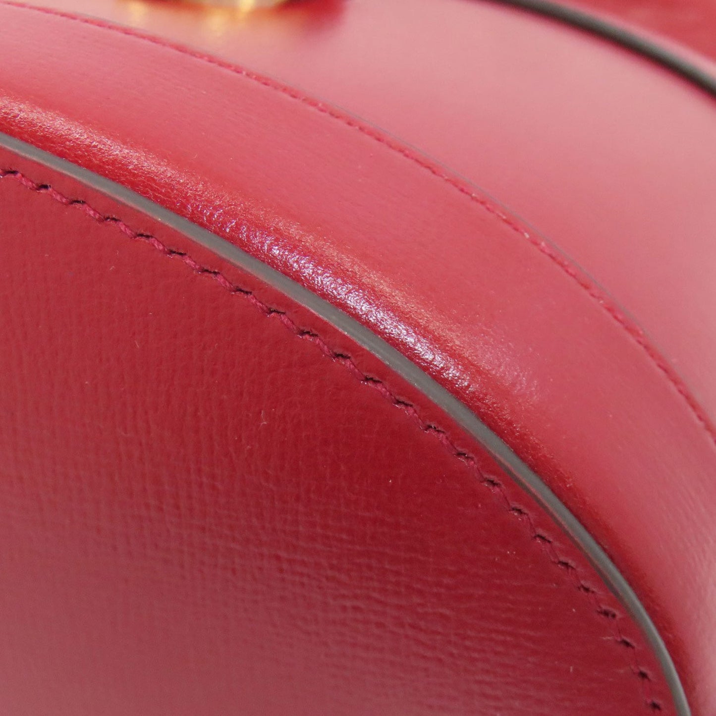 Gucci Red Color Leather Shoulder Bag ( )