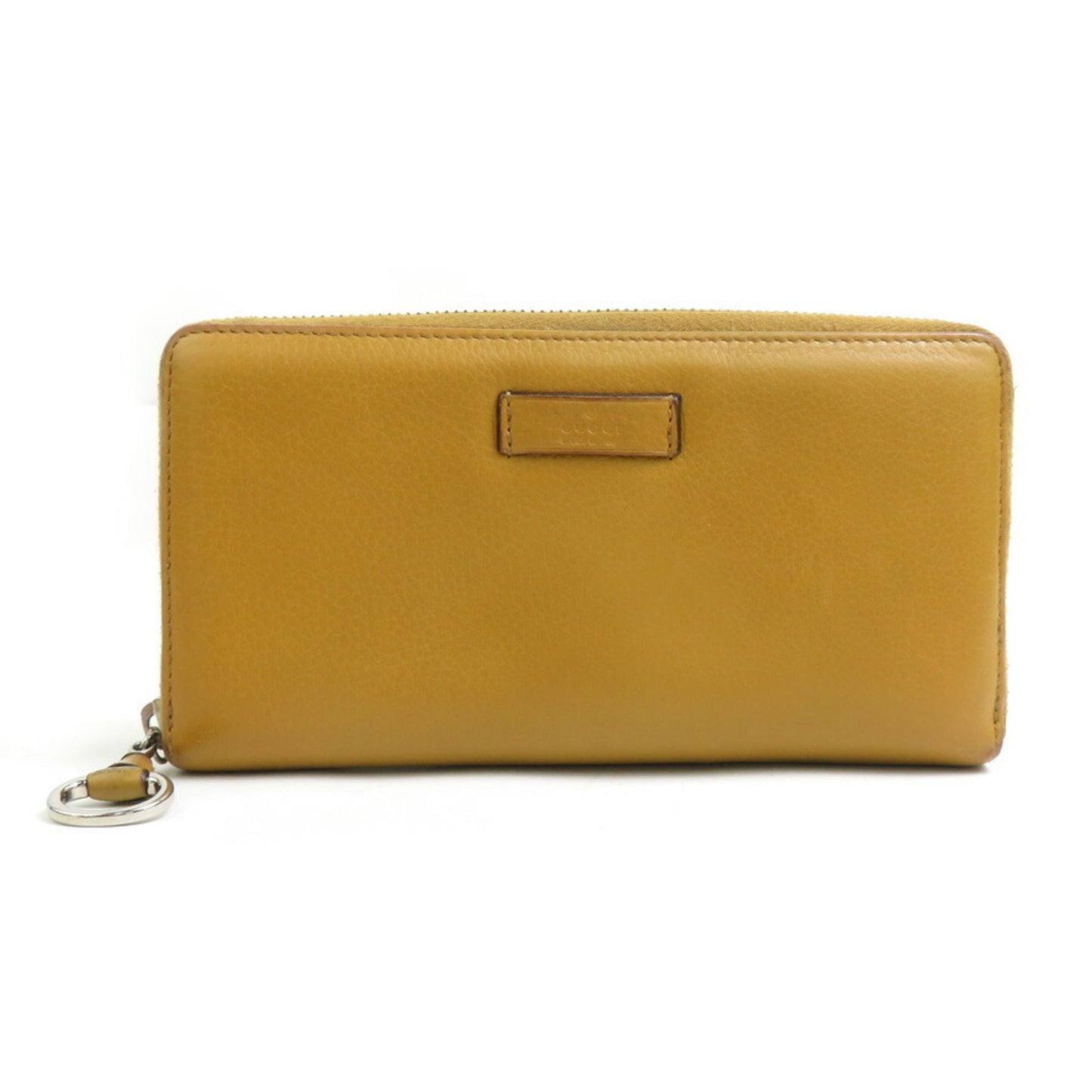 Gucci Beige Brown Leather Long Wallet (Bi-Fold) ( )