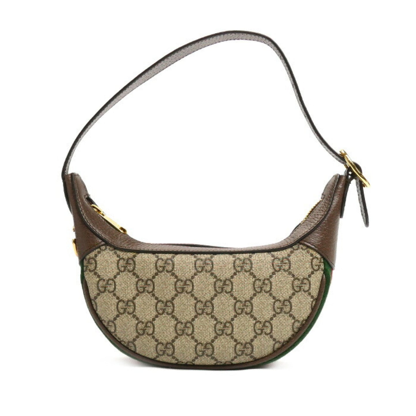 Gucci Beige Gg Supreme Canvas Leather Shoulder Bag ( )