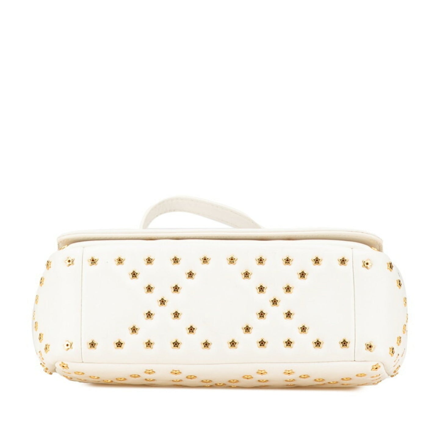 Christian Dior White Leather Shoulder Bag ()