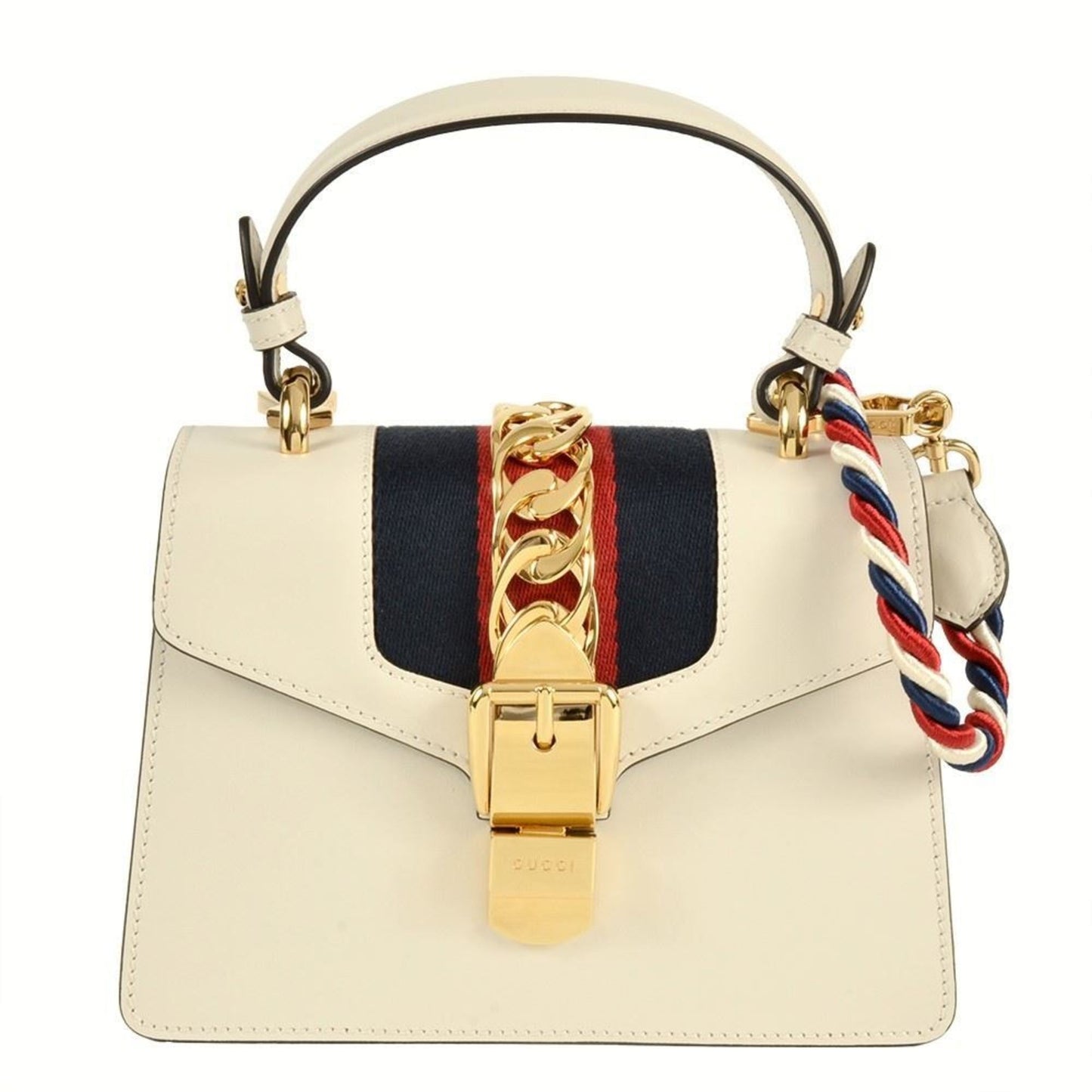Gucci White Leather Handbag ( )