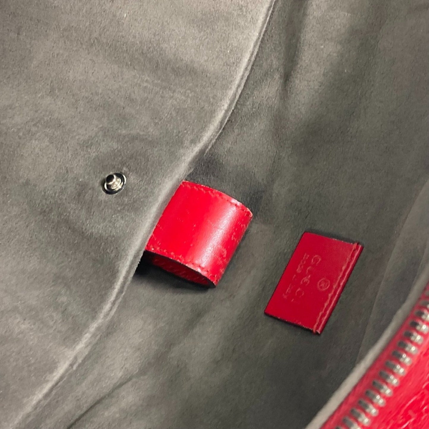 Gucci Red Color Leather Backpack ( )