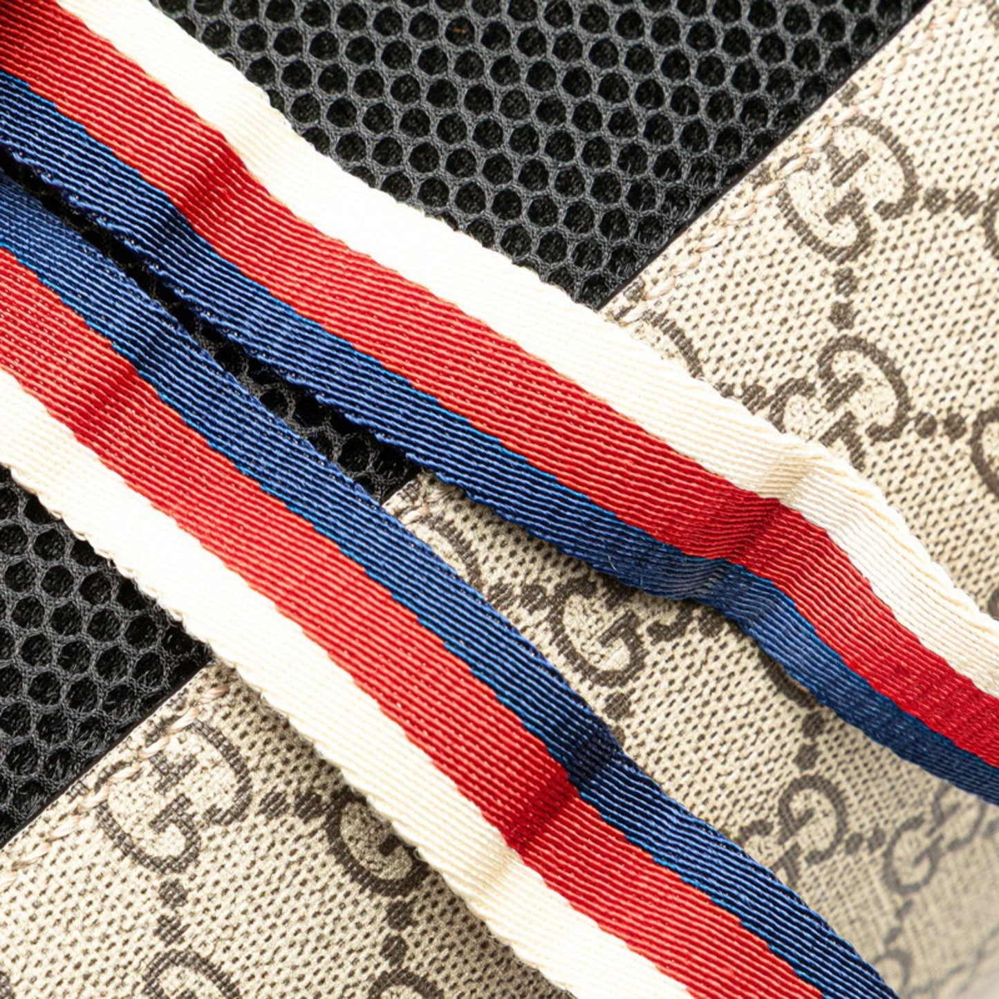 Gucci Beige Brown Multi-Color Pvc Leather Backpack ( )