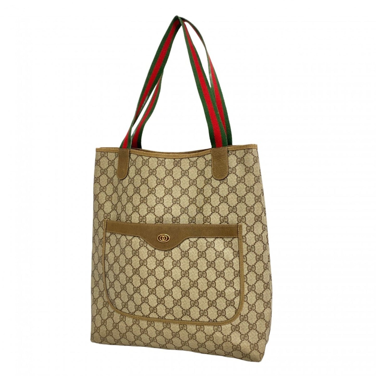 Gucci Brown Pvc Tote Bag ( )