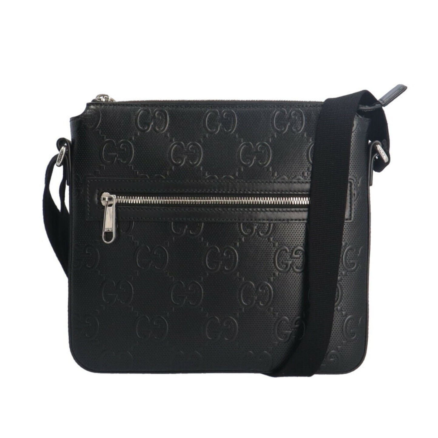 Gucci Black Leather Shoulder Bag ( )