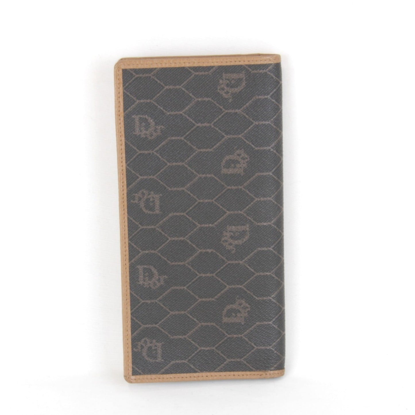 Christian Dior Brown Pvc Long Wallet (Bi-Fold) ()