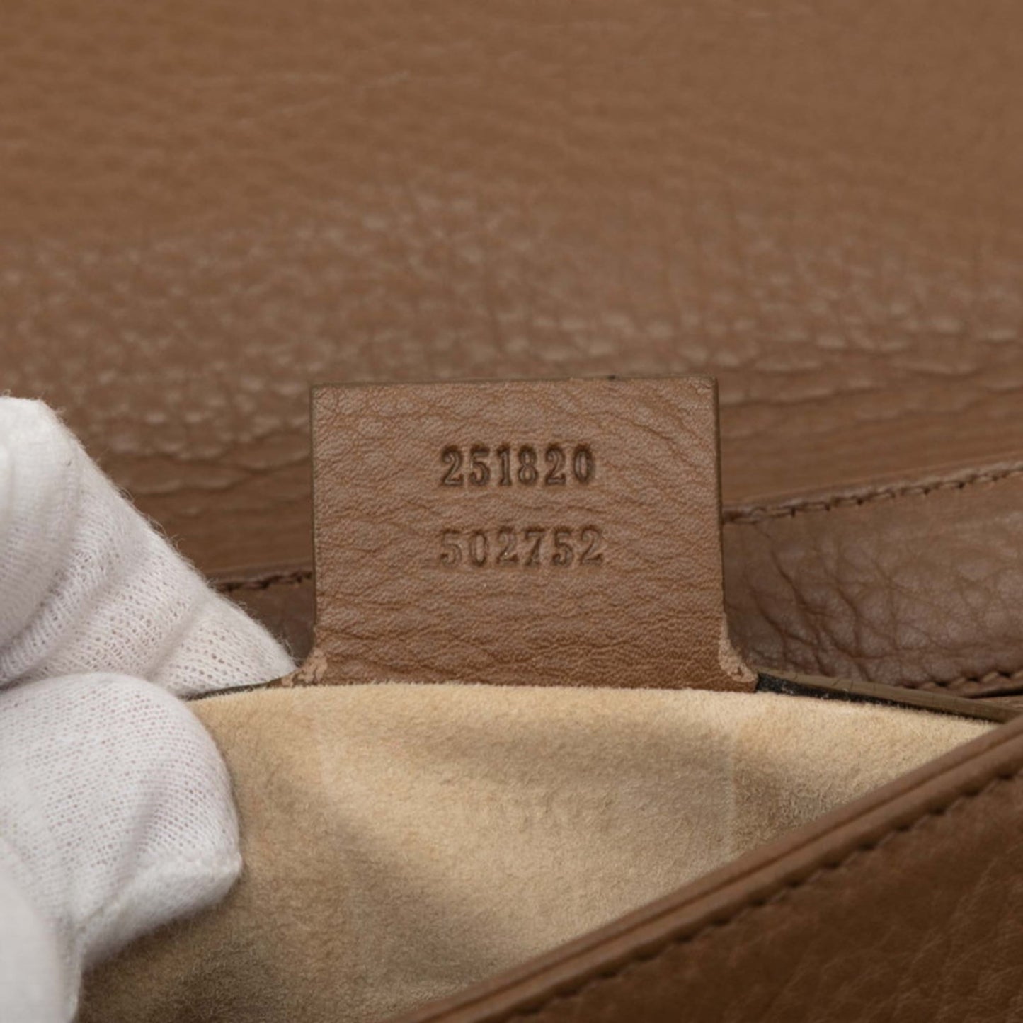 Gucci Brown Leather Shoulder Bag ( )