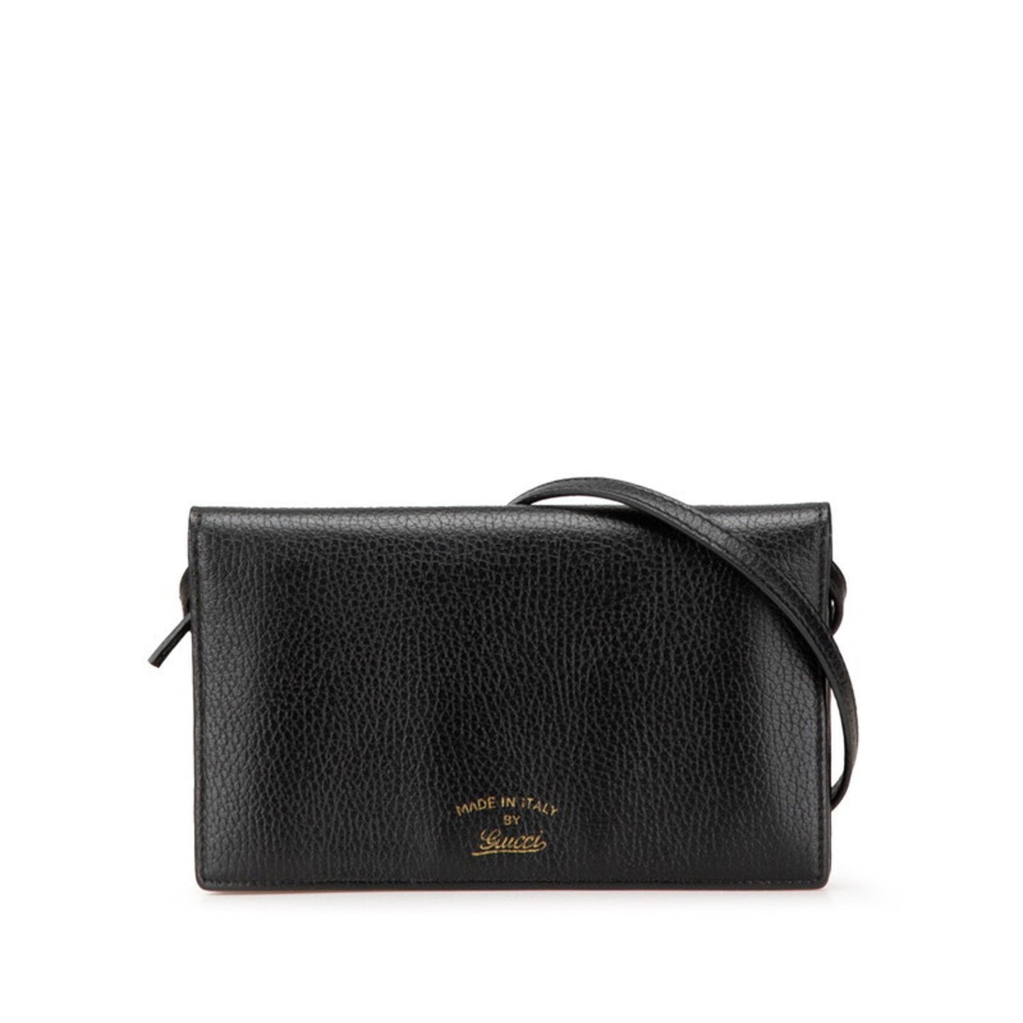 Gucci Black Leather Shoulder Bag ( )