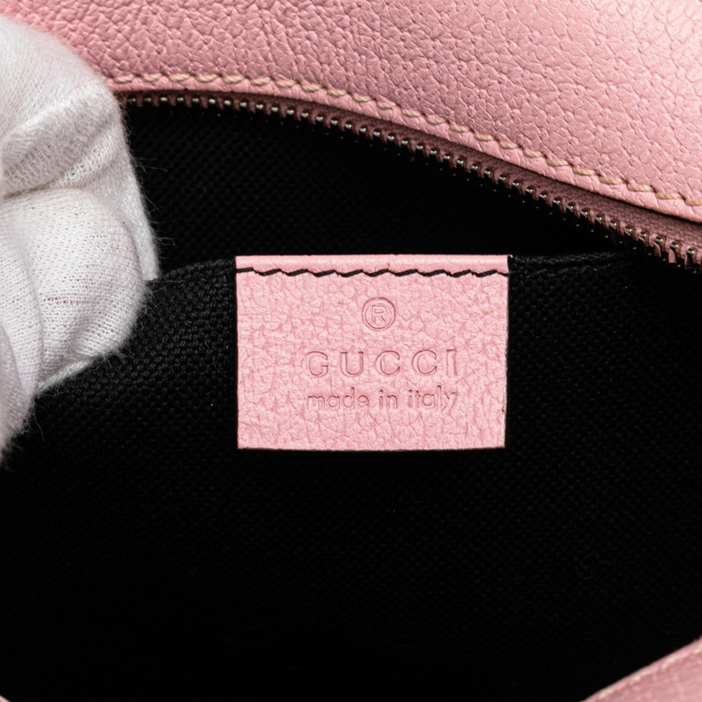 Gucci Black Multi-Color Pink Pvc Leather Shoulder Bag ( )