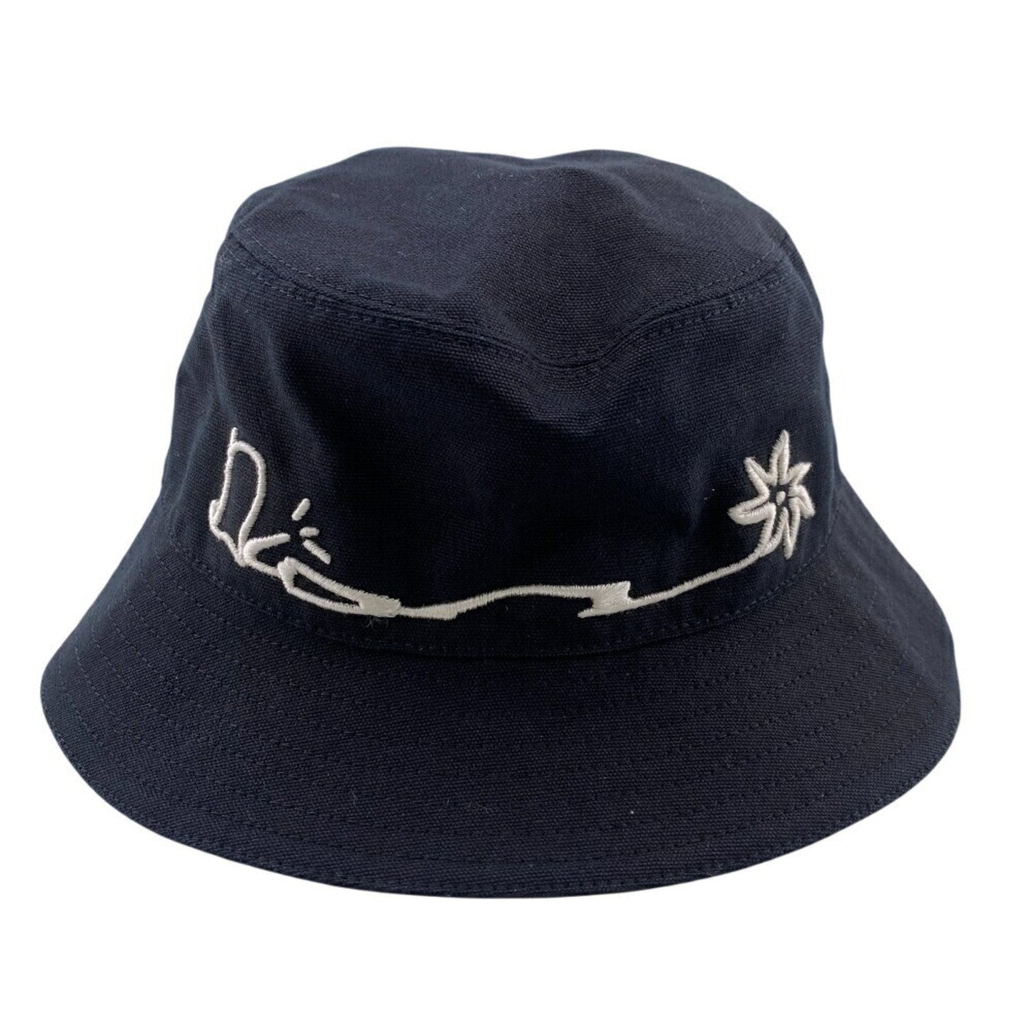 Christian Dior Black Cotton Bucket Hat ()