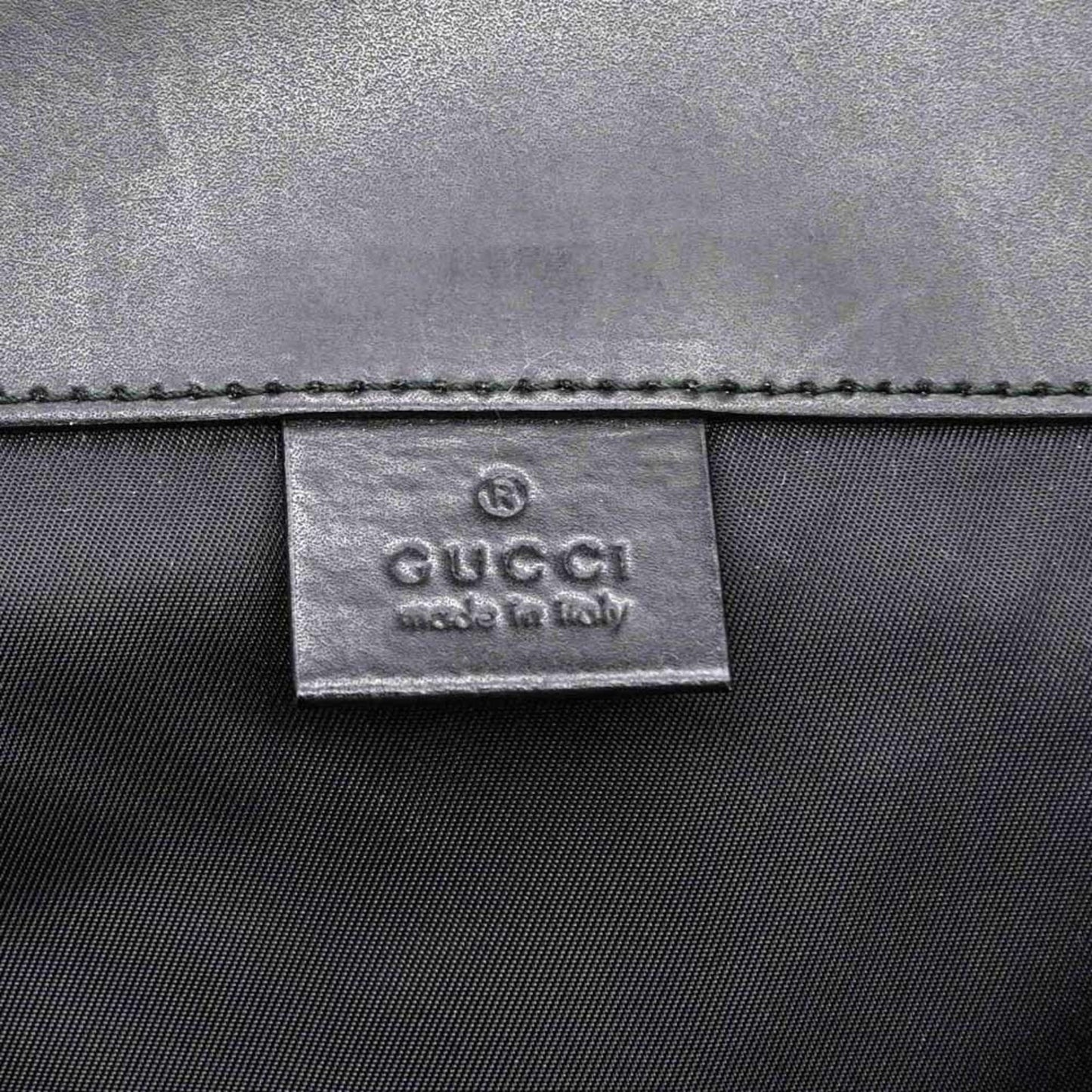 Gucci Beige Black Gg Supreme Leather Backpack ( )