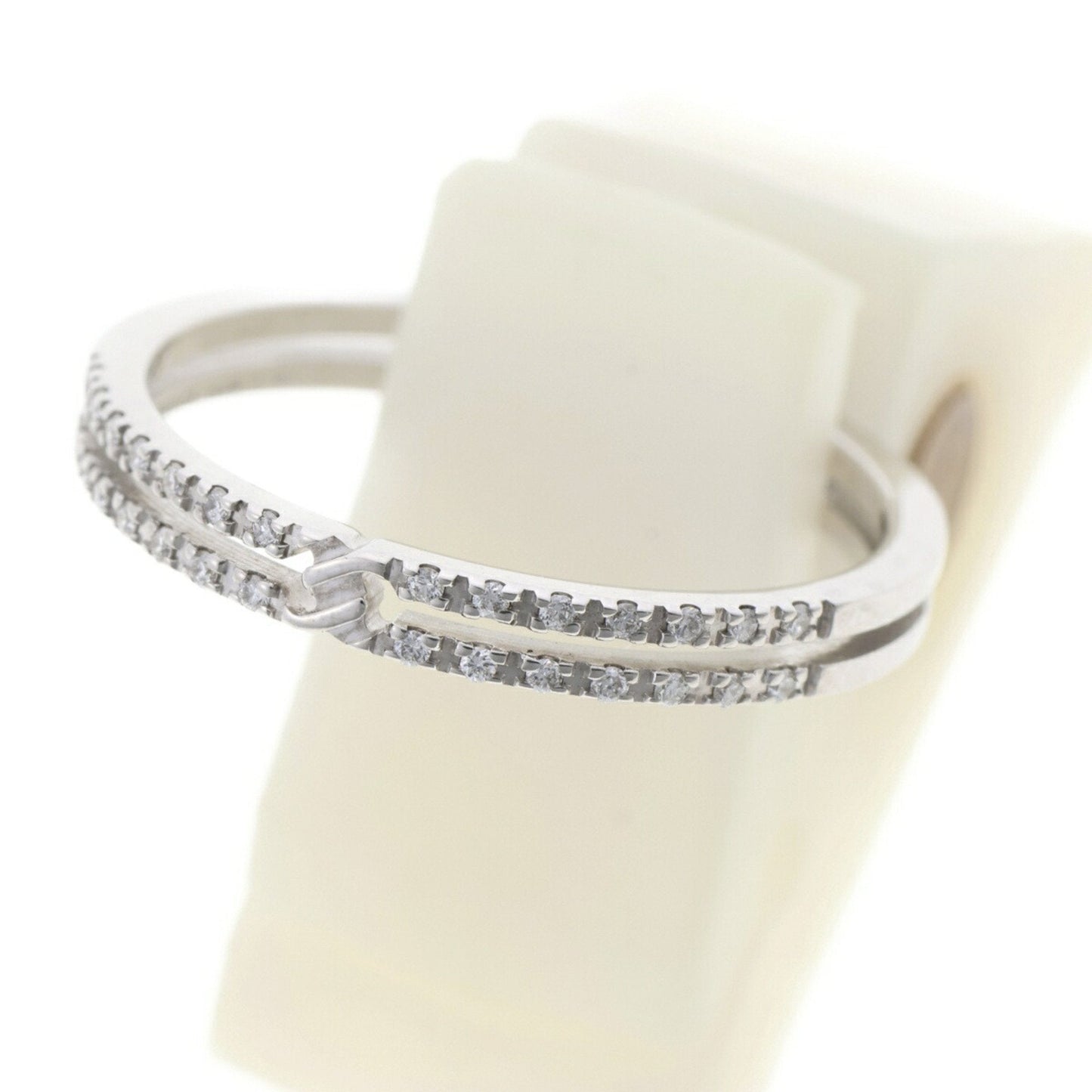 Gucci Clear White Gold White Gold (18K) Band Ring ( )