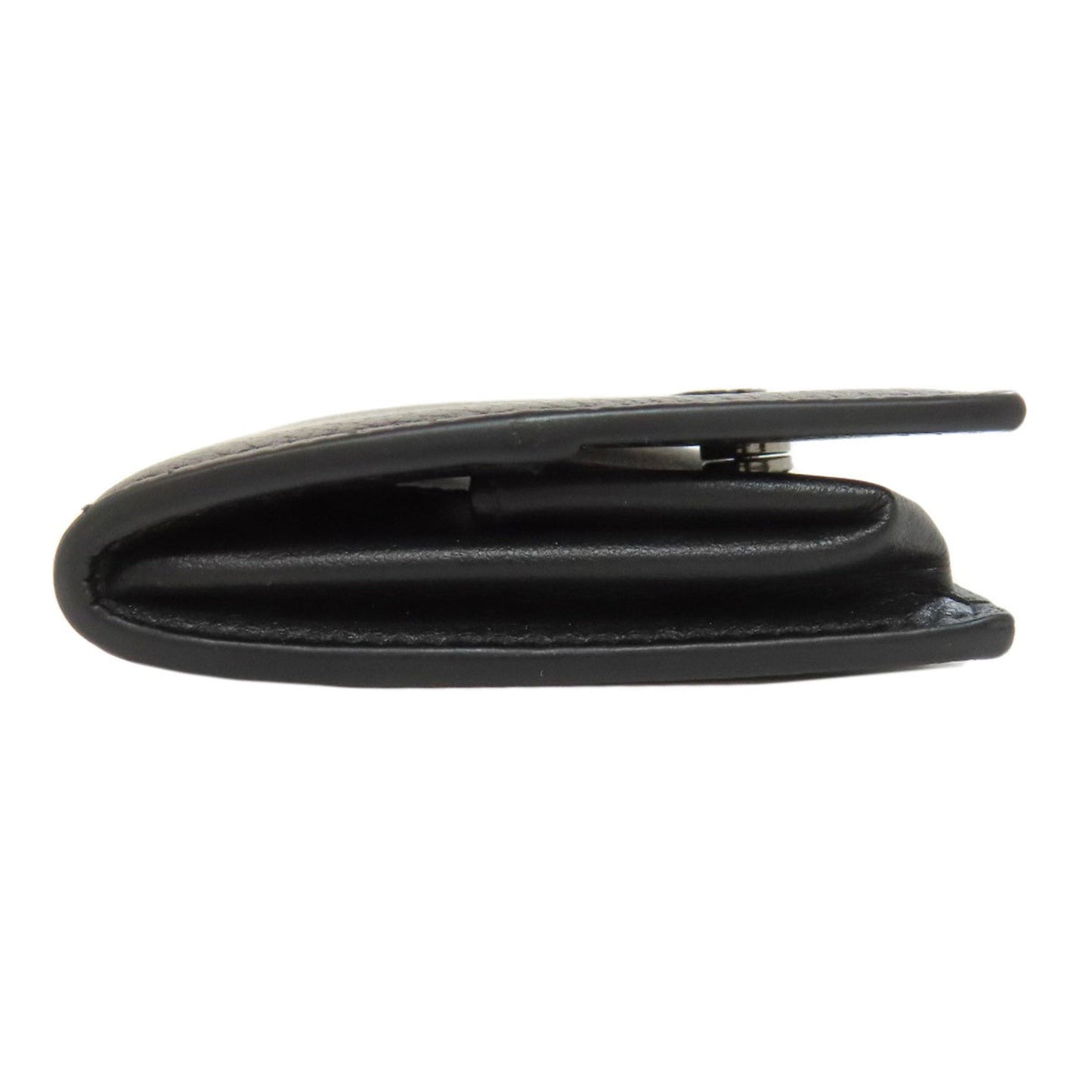 Christian Dior Black Leather Coin Purse/Coin Case ()