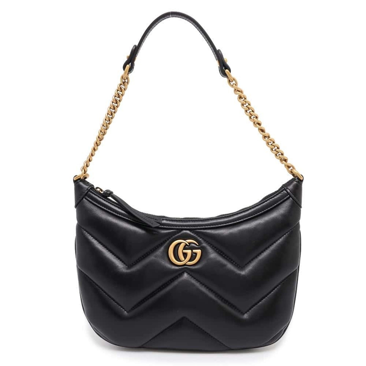 Gucci Black Leather Shoulder Bag