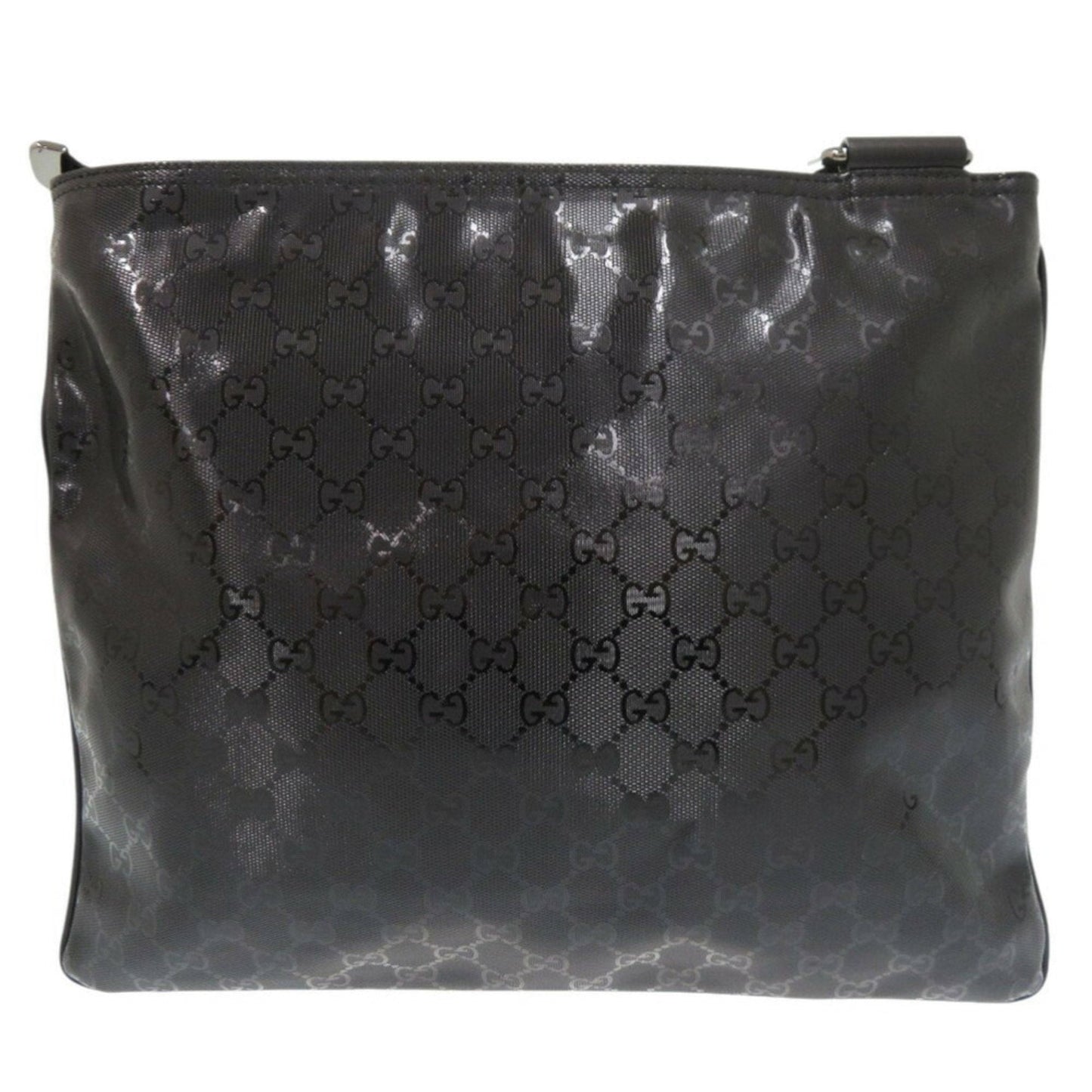 Gucci Black Pvc Leather Shoulder Bag ( )