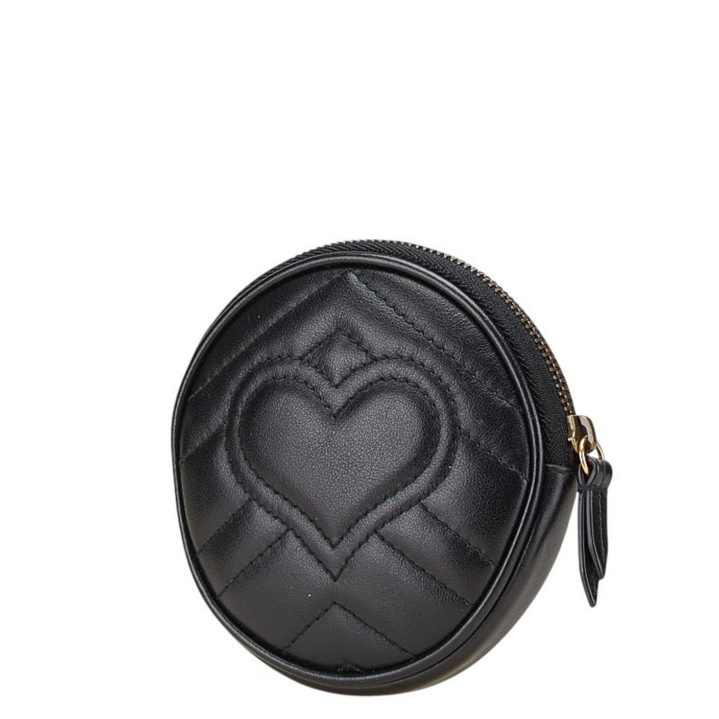 Gucci Black Leather Coin Purse/Coin Case ( )