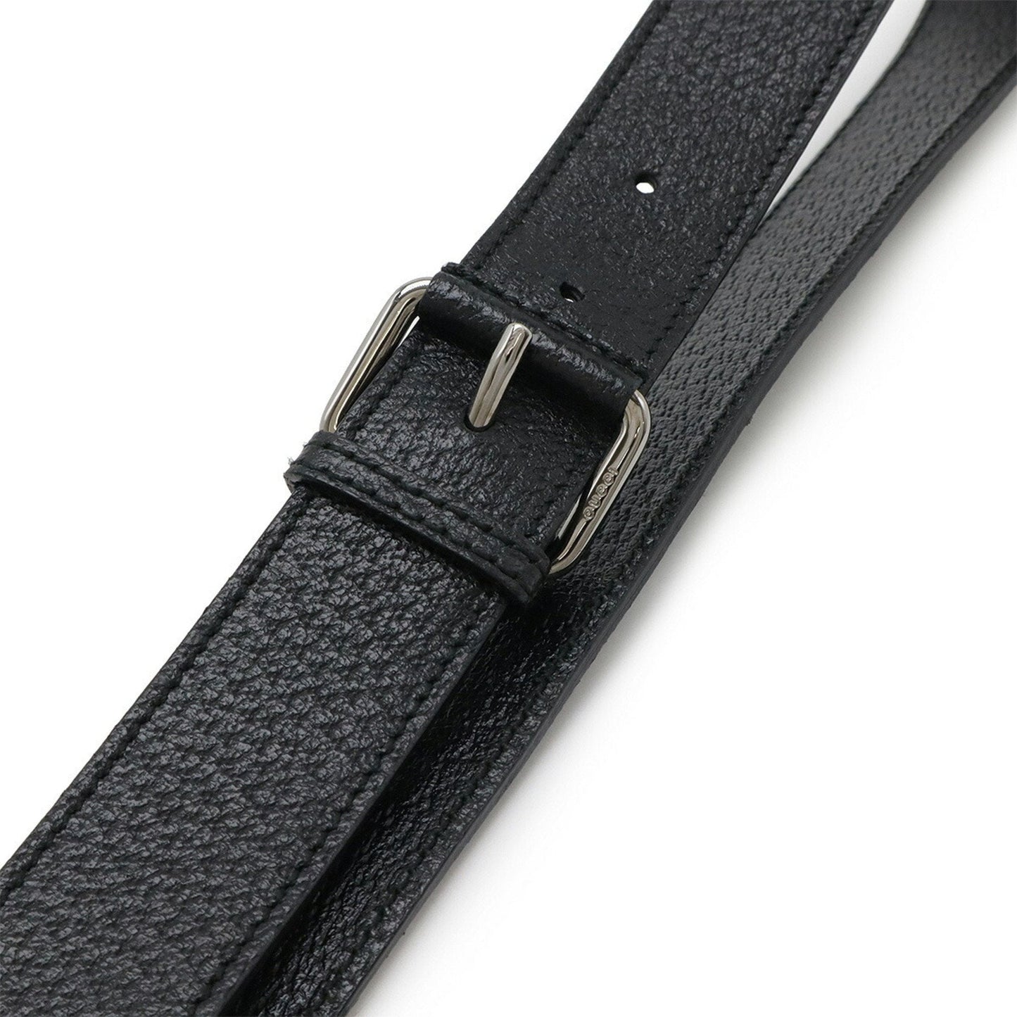 Gucci Gg Canvas Black Canvas Leather Shoulder Bag ( )