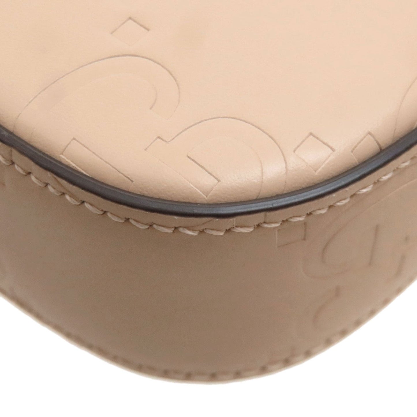 Gucci Beige Leather Shoulder Bag ( )