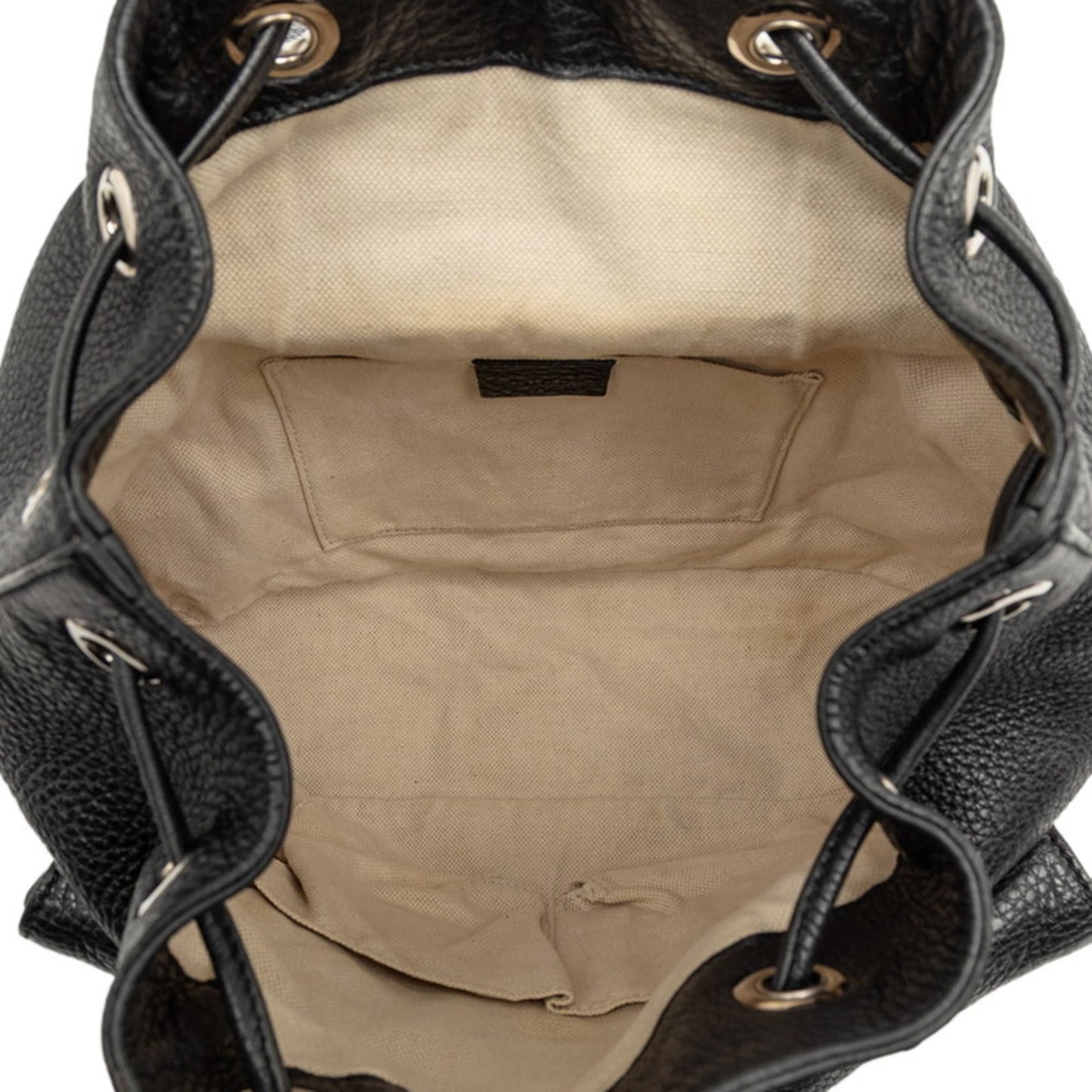 Gucci Black Leather Backpack ( )