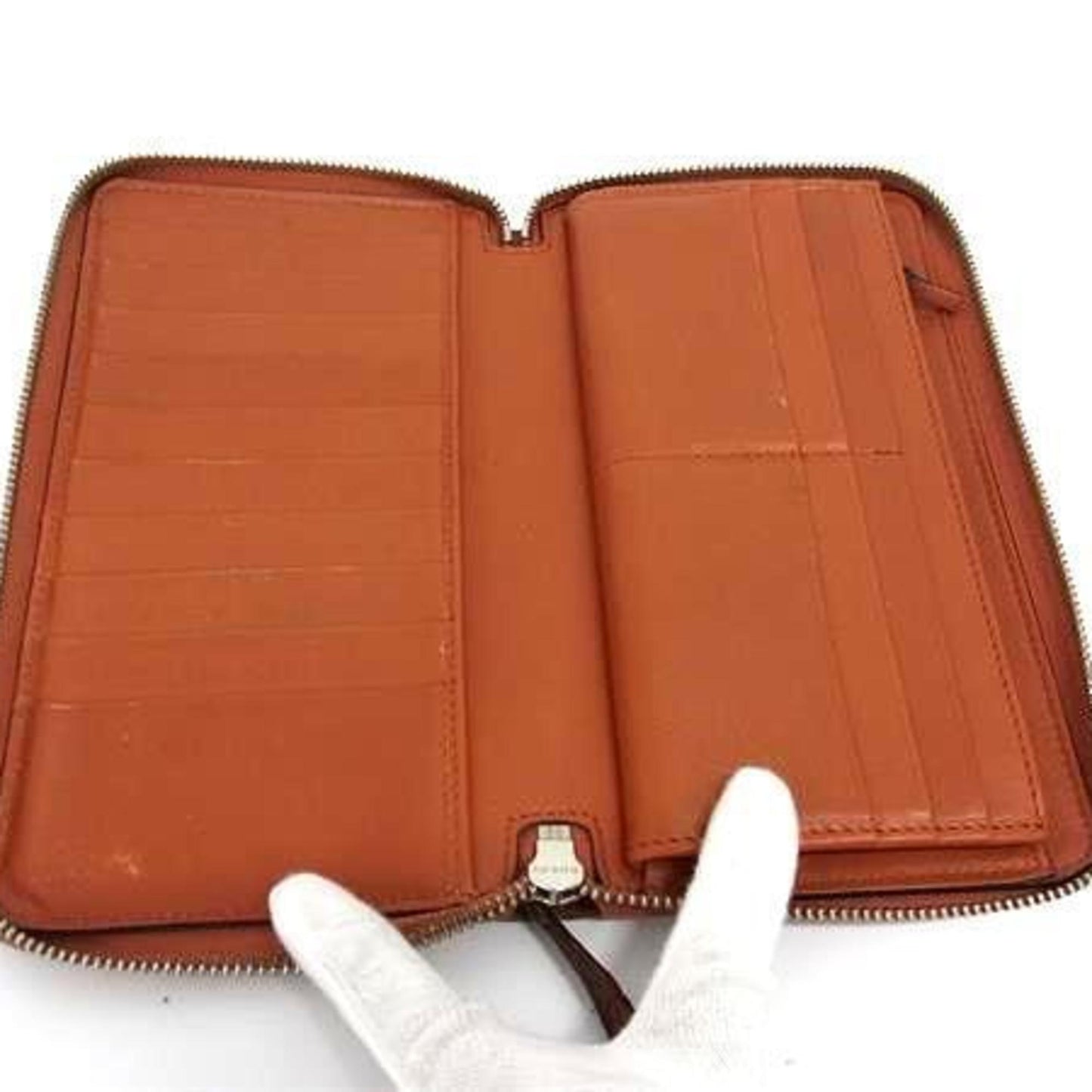 Gucci Brown Leather Long Wallet (Bi-Fold) ( )