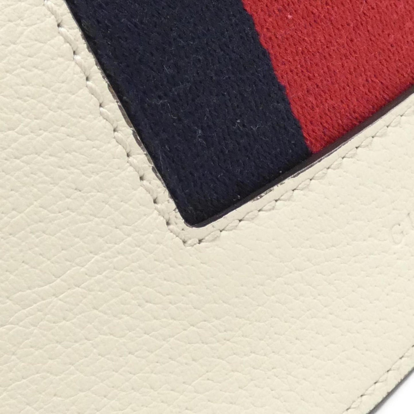 Gucci Multi-Color White Leather Shoulder Bag ( )