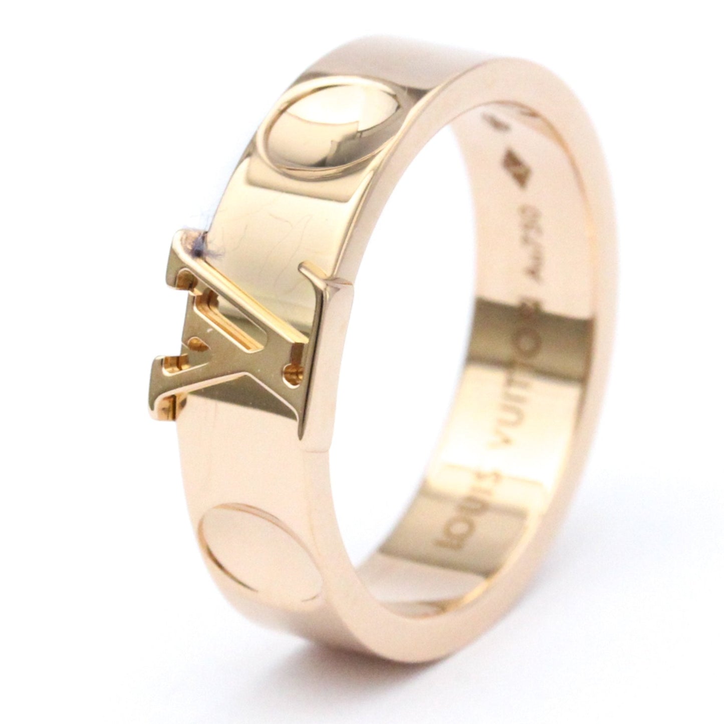 LOUIS VUITTON Berg Amplant Q9K98D Pink Gold [18K] Fashion No Stone Band Ring Pink Gold