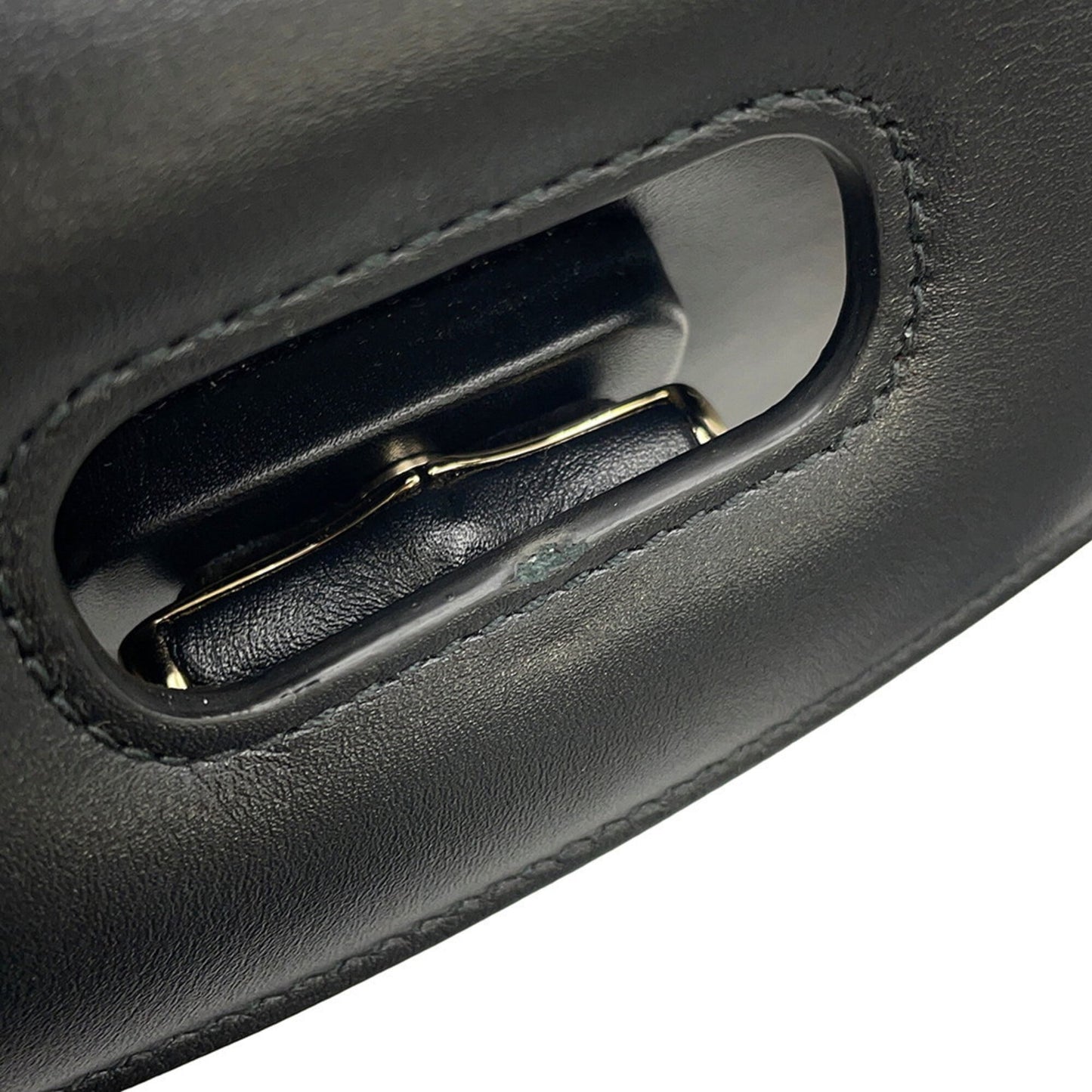 Gucci Black Leather Handbag Shoulder Bag ( )