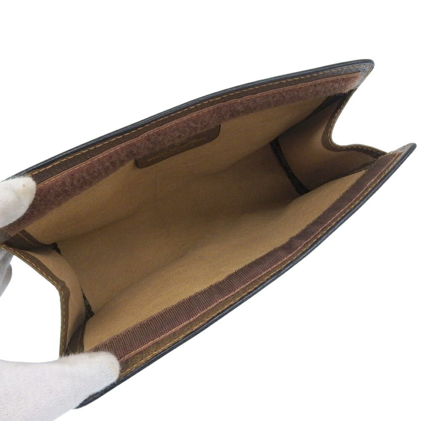 Gucci Gg Plus Beige Pvc Clutch Bag ( )