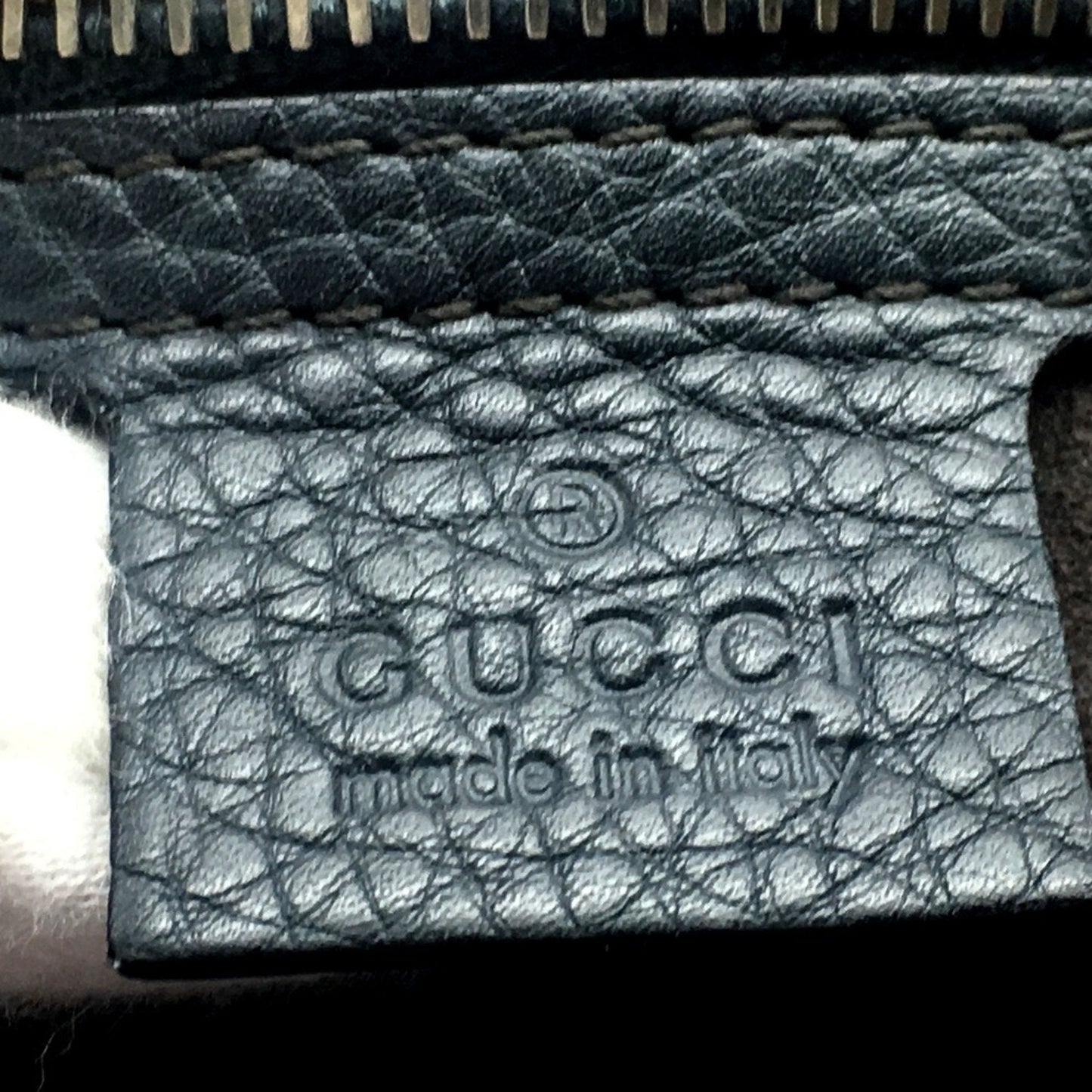 Gucci Dark Gray Leather Shoulder Bag ( )